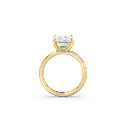Classic Solitaire Moissanite Engagement Ring