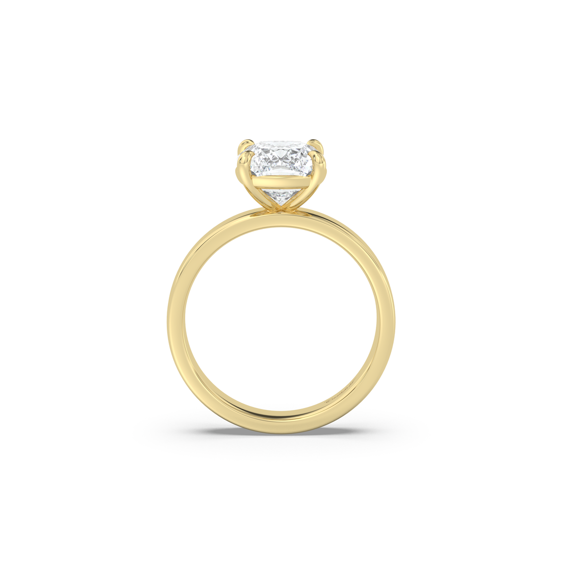 Medium Cigar Band Diamond Ring