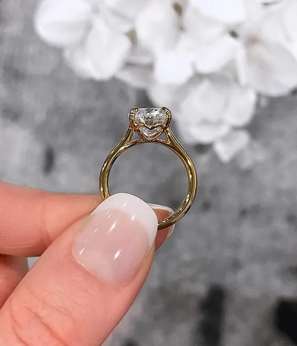 Signature Cathedral Hidden Heart Diamond Ring Setting