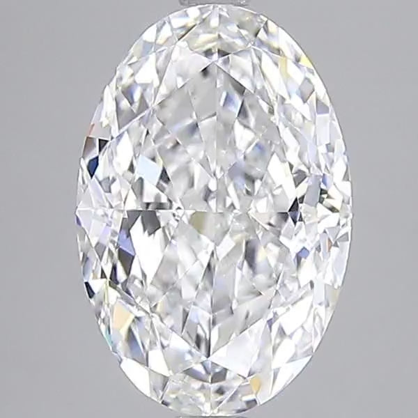No Bowtie Oval Lab Diamond 3.51ct E VVS2