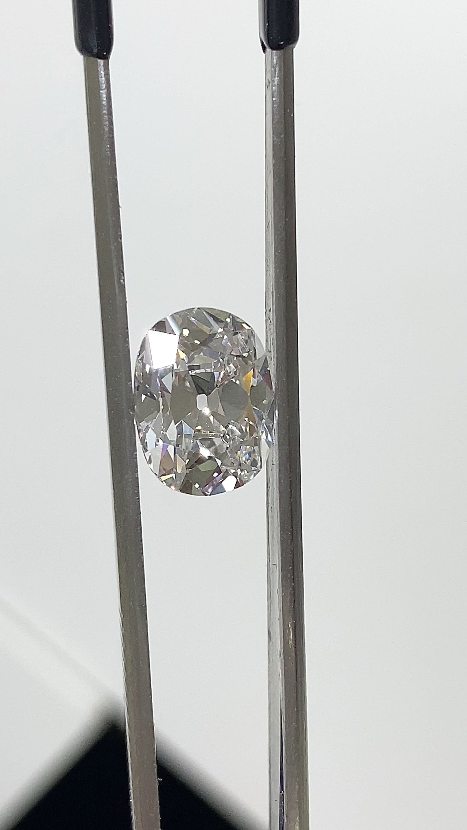 3.07 ct Old Mine Cushion Lab Diamond