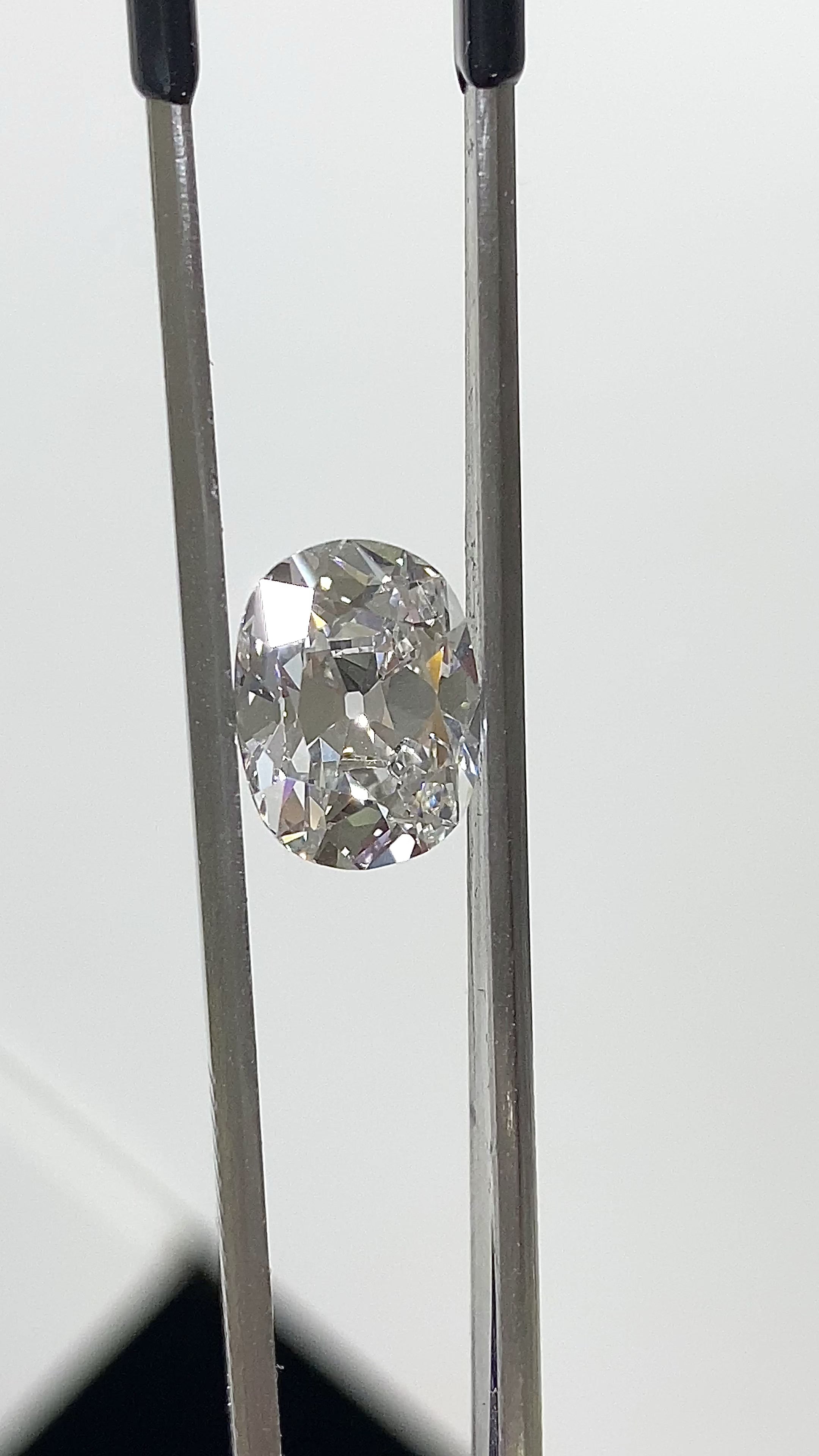 3.07 ct Old Mine Cushion Lab Diamond