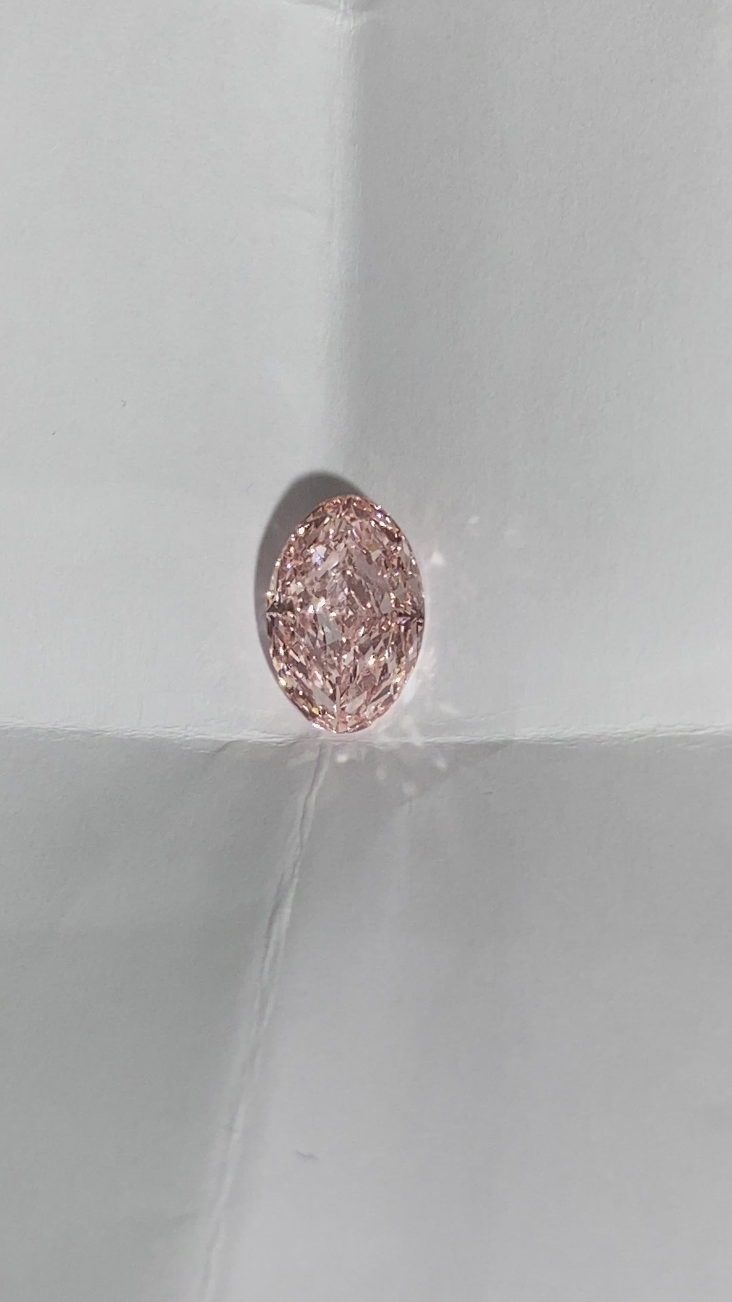 Pink Oval Lab Diamond 3.02ct VS1
