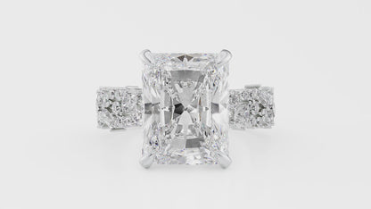 Mixed Shape Band Diamond Ring