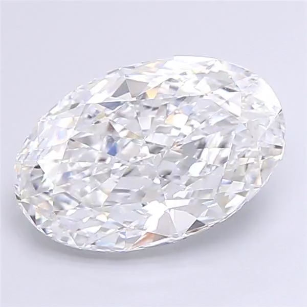 No Bowtie Oval Lab Diamond 3.01ct D VS1