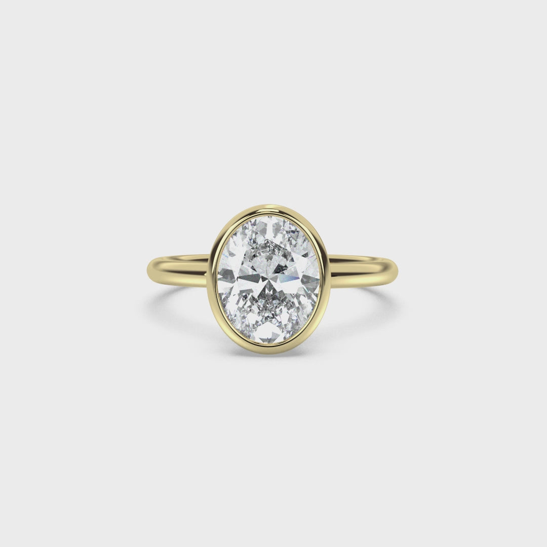 Classic Bezel Solitaire Engagement Ring