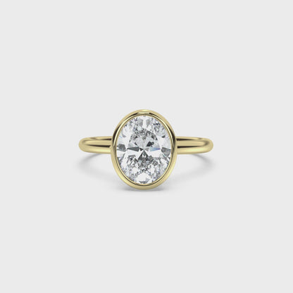 Classic Bezel Solitaire Engagement Ring
