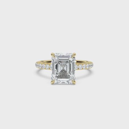 Classic Pavé Band Diamond Ring Setting